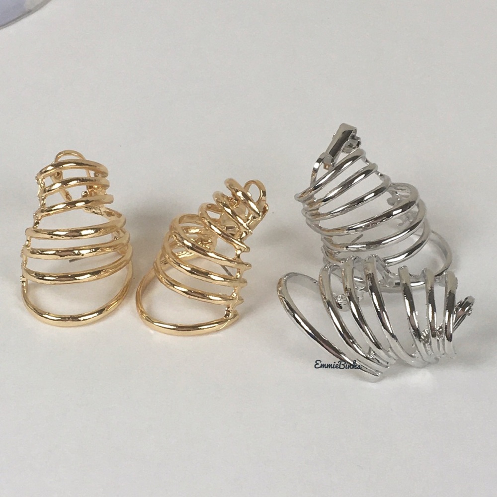 New Zara Rib Style Ear Cuffs - Picture 2 of 11
